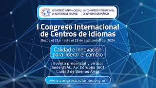 Lanzamiento del I Congreso Internacional de Centros de Idiomas  VIII CITI y cierre SDI 2024 [upl. by Nireves]