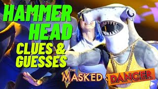 The Masked Dancer Hammerhead  Clues and Judges Guesses [upl. by Etteluap]