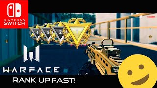 Warface Switch  How to Rank Up Fast [upl. by Notneb]