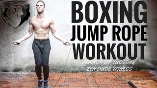 15 Min Boxing Jump Rope Workout [upl. by Elbys]