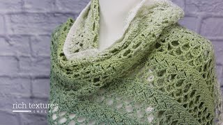 Meadows Shawl Crochet Pattern [upl. by Imotas]