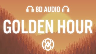 JVKE  golden hour Lyrics  8D Audio 🎧 [upl. by Spark]