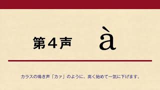 【分割版】中国語発音完全教本 006 声調 [upl. by Seabrooke]