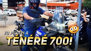 AINDA TO TREMENDO PILOTEI A TÉNÉRÉ 700 WORLD RAID DA YAMAHA 🤯 [upl. by Nyrhtac]