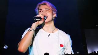 JIMIN singing PROMISE live 💜💜 [upl. by Nawiat]