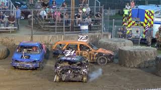 4 cylinders demo derby Huntingdon county fair August 5 2024 [upl. by Marlane257]