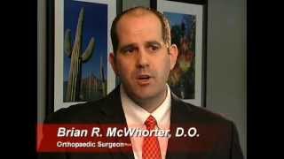 Brian R McWhorter DO Discusses MAKOplasty® Partial Knee Resurfacing [upl. by Lazes]