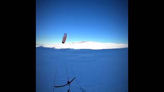 kitesurf in montagna con sci o snowboards [upl. by Atimed]