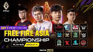 Free Fire Asia Championship PlayIns Ngày 1  HQ xuất sắc giành top 1 BXH tiến thẳng vào Chung Kết [upl. by Nilek]