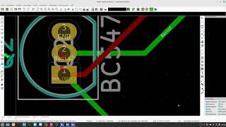 KiCAD7 Teil 21 Leiterplatteneditor 9 [upl. by Airamas91]