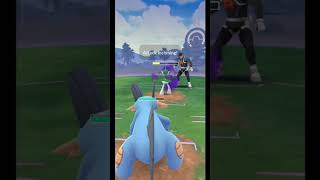 pokemon go team go rocket battle  mega swampert vs gallade pokemon anime pokemongo pokémonamv [upl. by Eirtemed]