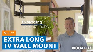 Articulating TV Wall Mount with Extra Long Extension  MI372 Features [upl. by Say]