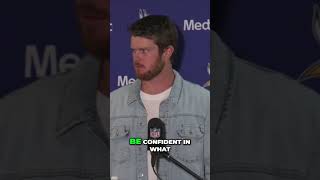 Vikings QB Sam Darnold its great to get a win [upl. by Anerdna]