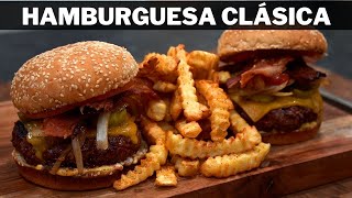 Hamburguesa Clásica a la parrilla  La Capital [upl. by Alyag]