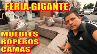 FERIA GIGANTE de MUEBLES ROPEROS CAMAS y MÁS en el CONO NORTE DE LIMA Solo Fabricantes [upl. by Kendy]