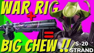 Actium war rig build  BIG CHEW  Destiny 2 [upl. by Beatrix]