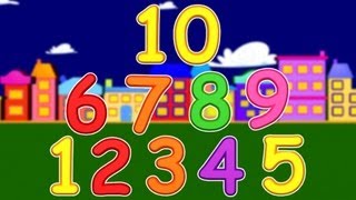 Numbers Song  Ten Little Numbers  Kids And Childrens Song [upl. by Walling]