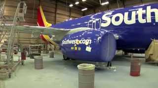 Painting our new Southwest Heart Livery [upl. by Iegres]