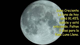 Luna de hoy🌔🌔🌔🌔🌔 [upl. by Mini]