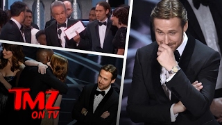 Ryan Goslings Reaction To Oscars Screw Up Is Priceless  TMZ TV [upl. by Spike]