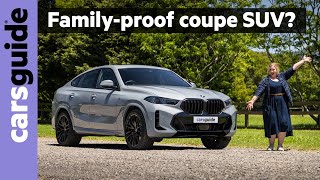 BMW X6 2024 review xDrive40i  Facelifted family SUV overtakes MercedesBenz GLC Coupe and Audi Q8 [upl. by Yecak967]