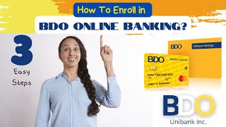 How to ENROLL IN BDO ONLINE BANKING Paano magenroll sa BDO Online Banking bdoonlinebanking [upl. by Acina]