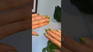 Robię paznokcie inspirowane ogórkiem 🥒 paznokcie 3dnailart nailsinspo nailart manicure diy [upl. by Aniwde]