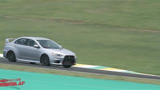 Lancer EVO X acelera forte em Interlagos [upl. by Accem346]