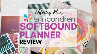 Erin Condren Softbound Planner Review 2024  Chloetry Plans [upl. by Dow126]