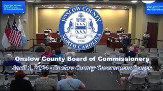 Onslow County Board of Commissioners Meeting [upl. by Ahsirahc30]