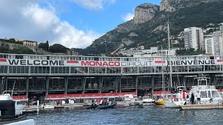 Monaco GP 2024 Charles Leclerc last lap and victory view from port Hercules [upl. by Adelind]