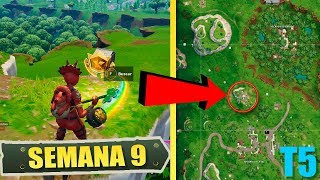 Sigue el mapa del tesoro de túneles tortuosos  Desafíos Semana 9 Temporada 5  Fortnite [upl. by Weaver]