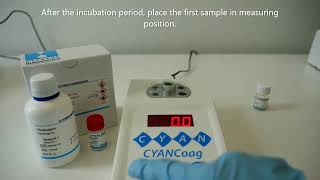 The determination of fibrinogen levels in human plasma with the CYANCoag 1Ch [upl. by Balfore]