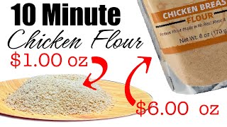 Chicken Flour in 10 minutes  New Carnivore Flour Quick Method [upl. by Nillok]