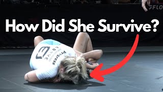 Ffion Davies Attacking a DEEP Arm Triangle  breakdown [upl. by Tarsus]