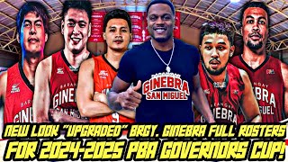 UPGRADED NEW LOOK quotGINEBRA San Miguelquot FULL ROSTERS for 49th PBA GOVS CUP  POSIBLE NA MAY MABAGO [upl. by Vergil585]