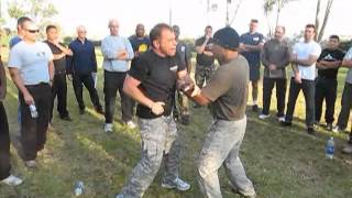 Defending the Straight Punch with Tony Blauer [upl. by Meehahs]