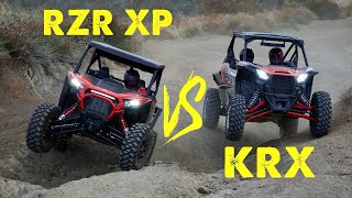 UTV Shootout 2024 Polaris RZR XP 1000 vs Kawasaki Teryx KRX 1000 [upl. by Seebeck893]