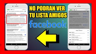 como OCULTAR AMIGOS en FACEBOOK 2024 [upl. by Nylia]