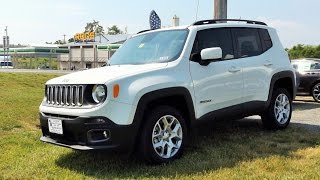 2015 Jeep Renegade Latitude 4X4 Start Up Tour and Review [upl. by Hephzipa]