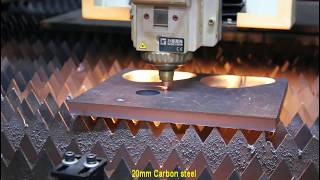 6KW Fiber Laser Metal Cutting Video [upl. by Subocaj250]