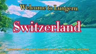 LAKE LUNGERN SWITZERLAND🇨🇭Swiss Village  Swiss Alps Future Tracks switzerland alps shorts [upl. by Phio12]