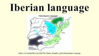 Iberian language [upl. by Eedya]