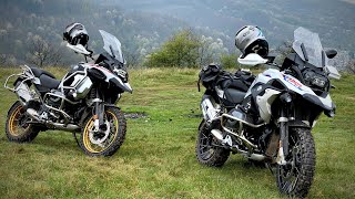 2021 BMW R1250GS vs GSA  Adventure Ride in Romania [upl. by Tegirb]