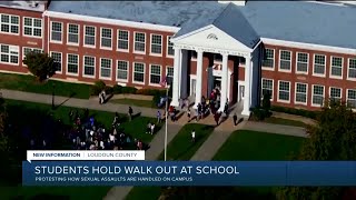 Students hold walk out at Loudoun County school [upl. by Siravrat]