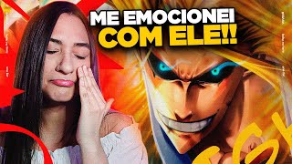 Que história linda 😢 Símbolo da Paz  All Might Boku no Hero  Basara  REACT [upl. by Lemire6]