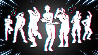 Top 100 TikTok Dances amp Emotes in Fortnite Get Griddy Say So Rollie To The Beat Back On 74 [upl. by Eclud140]