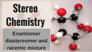 Stereo Chemistry Enantiomer diastereomer and racemic mixture [upl. by Docile]