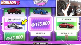 Opening ALL my Wheelspins in Forza Horizon 5 [upl. by Eiramaneet]