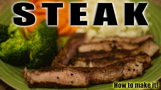 Cast Iron Skillet T Bone Porterhouse Steak Recipe [upl. by Asilanom464]